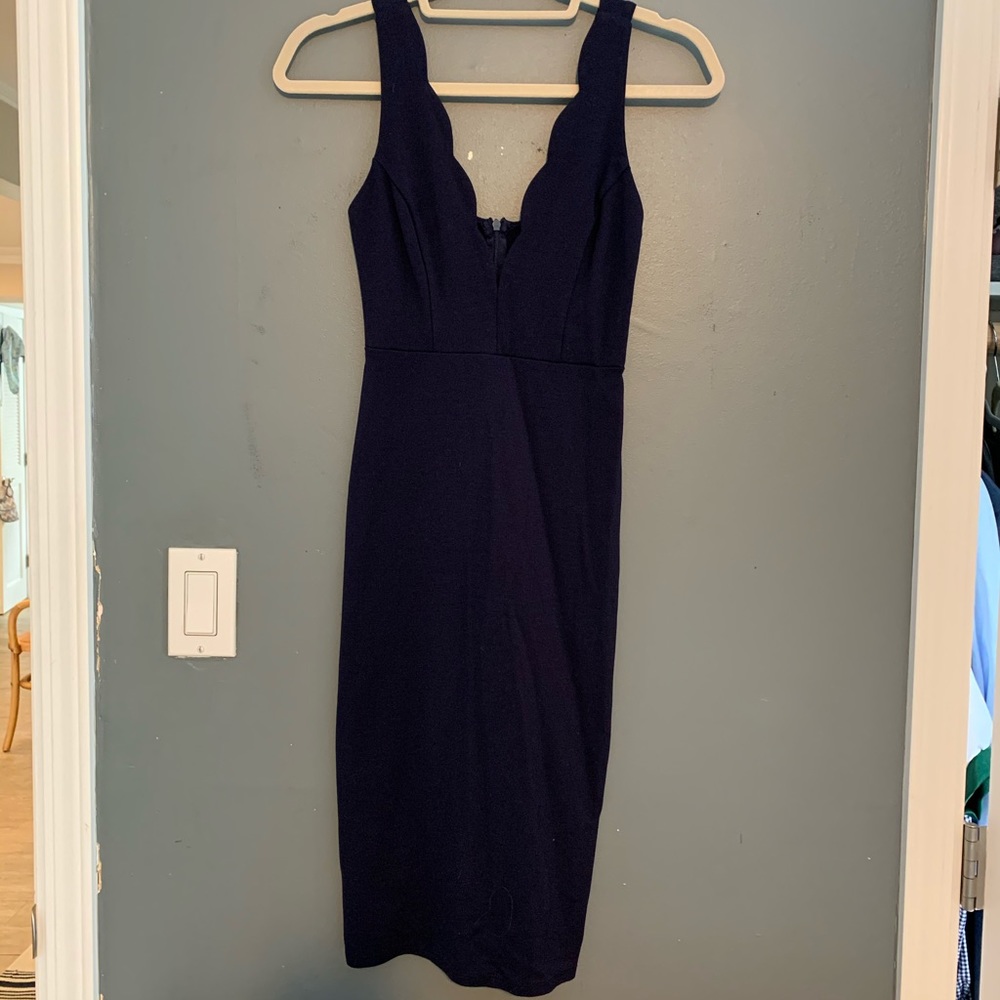Lulus Navy blue dress- worn once!